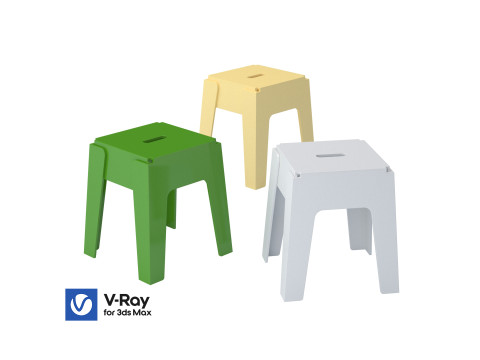Stool design 3D 모델