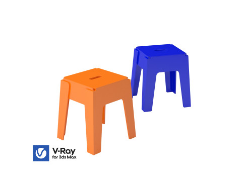 Stool design 3D 모델