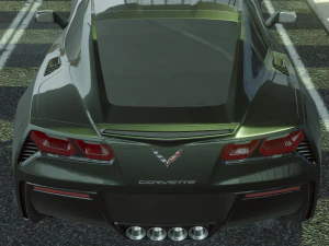 Corveta C7 Modelo 3D