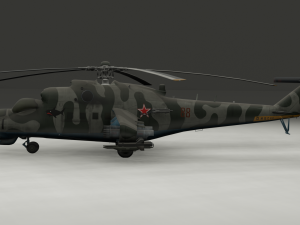 Mi-24D 3D Model