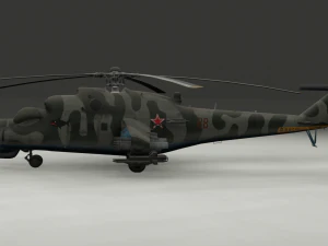Mi-24D Modelo 3D