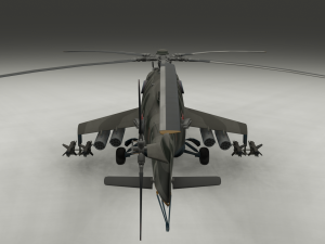 Mi-24D Model 3D