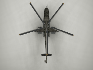 Mi-24D Model 3D
