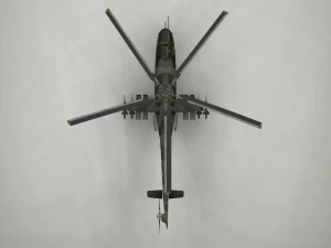 Mi-24D 3D Model