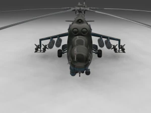 Mi-24D 3D Model