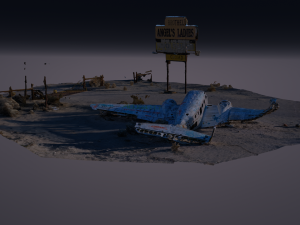 Plane crash 3D 模型