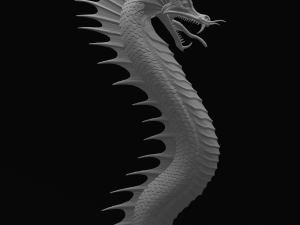 Dragon statue Modelo 3D