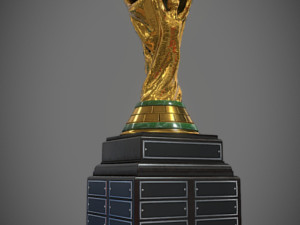 World cup trophy 3D 모델