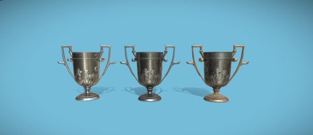 Trophy 3D Модель .c4d .max .obj .3ds .fbx .stl .blend 