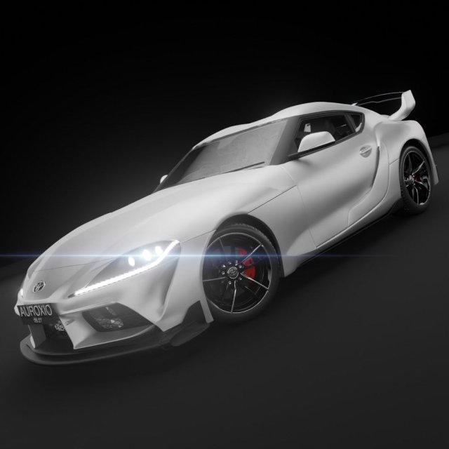 Toyota Supra A90 Modello 3D .c4d .max .obj .3ds .fbx .stl .blend 