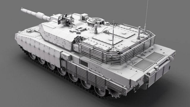 Leopard - 2 Modello 3D .c4d .max .obj .3ds .fbx .stl .blend 