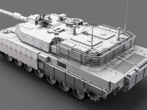 Leopard - 2 3D Model