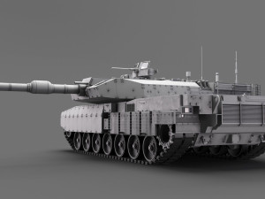 Leopard - 2 Modello 3D
