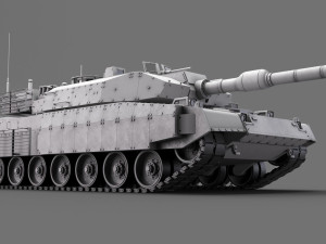 Leopard - 2 Modello 3D
