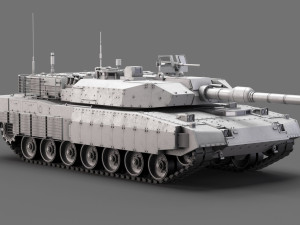 Leopard - 2 Modello 3D