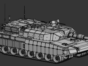 Leopard - 2 Modello 3D