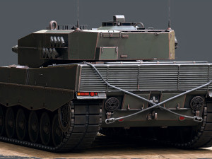 Leopard - 2A4 3D Model