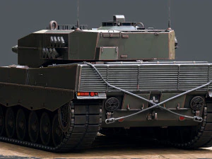 Leopard - 2A4 3D Model