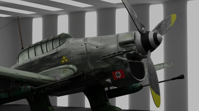 Junkers Ju 87 3D मॉडल .c4d .max .obj .3ds .fbx .stl .blend 