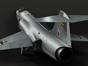 F104G Modèle 3D