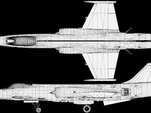 F104G Modèle 3D