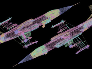 F104G Modèle 3D