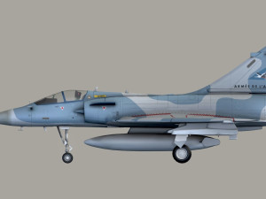 Mirage 2000 3D मॉडल