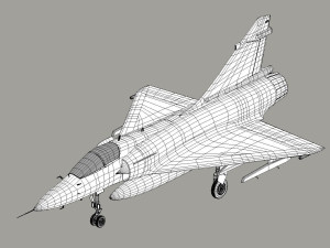 Mirage 2000 3D मॉडल