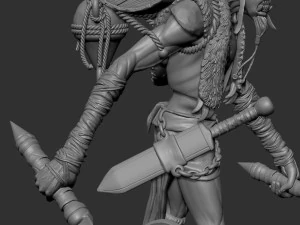 Тривимірна друкована модель перевізника гігантського воїна 3D Модель