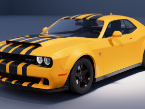 Dodge Demon SRT Modelo 3D