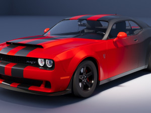 Dodge Demon SRT Modelo 3D