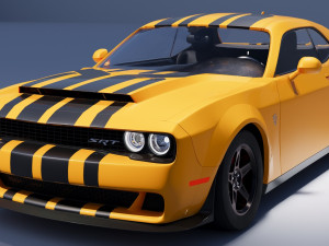 Dodge Demon SRT Modelo 3D