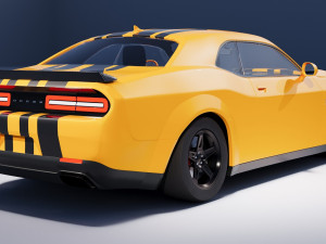 Dodge Demon SRT Modelo 3D