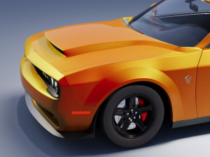 Dodge Demon SRT Modelo 3D