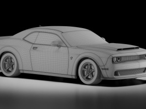 Dodge Demon SRT Modelo 3D