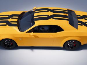 Dodge Demon SRT Modelo 3D