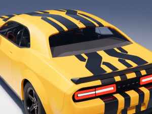 Dodge Demon SRT Modelo 3D