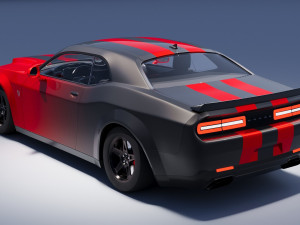 Dodge Demon SRT Modelo 3D