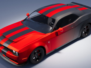 Dodge Demon SRT Modelo 3D