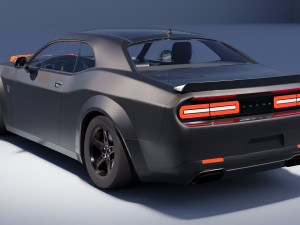 Dodge Demon SRT Modelo 3D