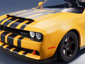 Dodge Demon SRT Modelo 3D