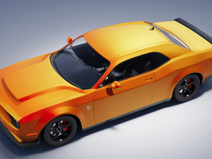Dodge Demon SRT Modelo 3D