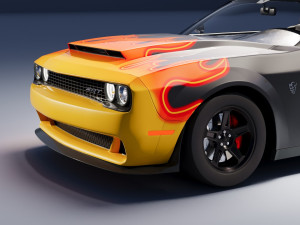 Dodge Demon SRT Modelo 3D
