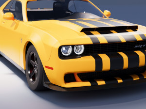 Dodge Demon SRT Modelo 3D
