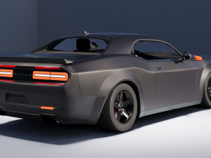 Dodge Demon SRT Modelo 3D