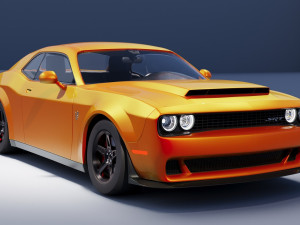 Dodge Demon SRT Modelo 3D