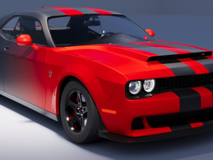Dodge Demon SRT Modelo 3D