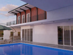 Villa enivroment 3D Model