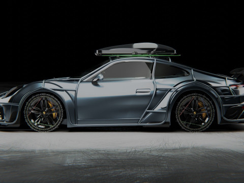 Porsche Carrera 3D Model