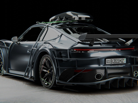 Porsche Carrera 3D Model